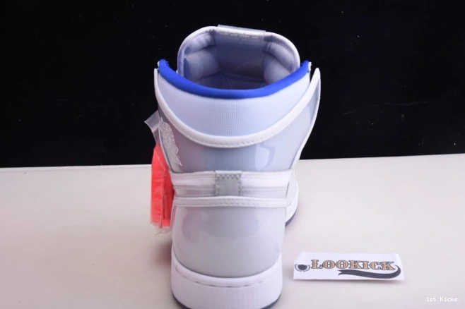 1st Kicks Shoes Air Blue CK6637-104 1 Zoom Jordan Racer Retro High White 0715